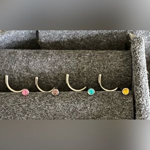 Nose Ring /Twist ins /set of 4